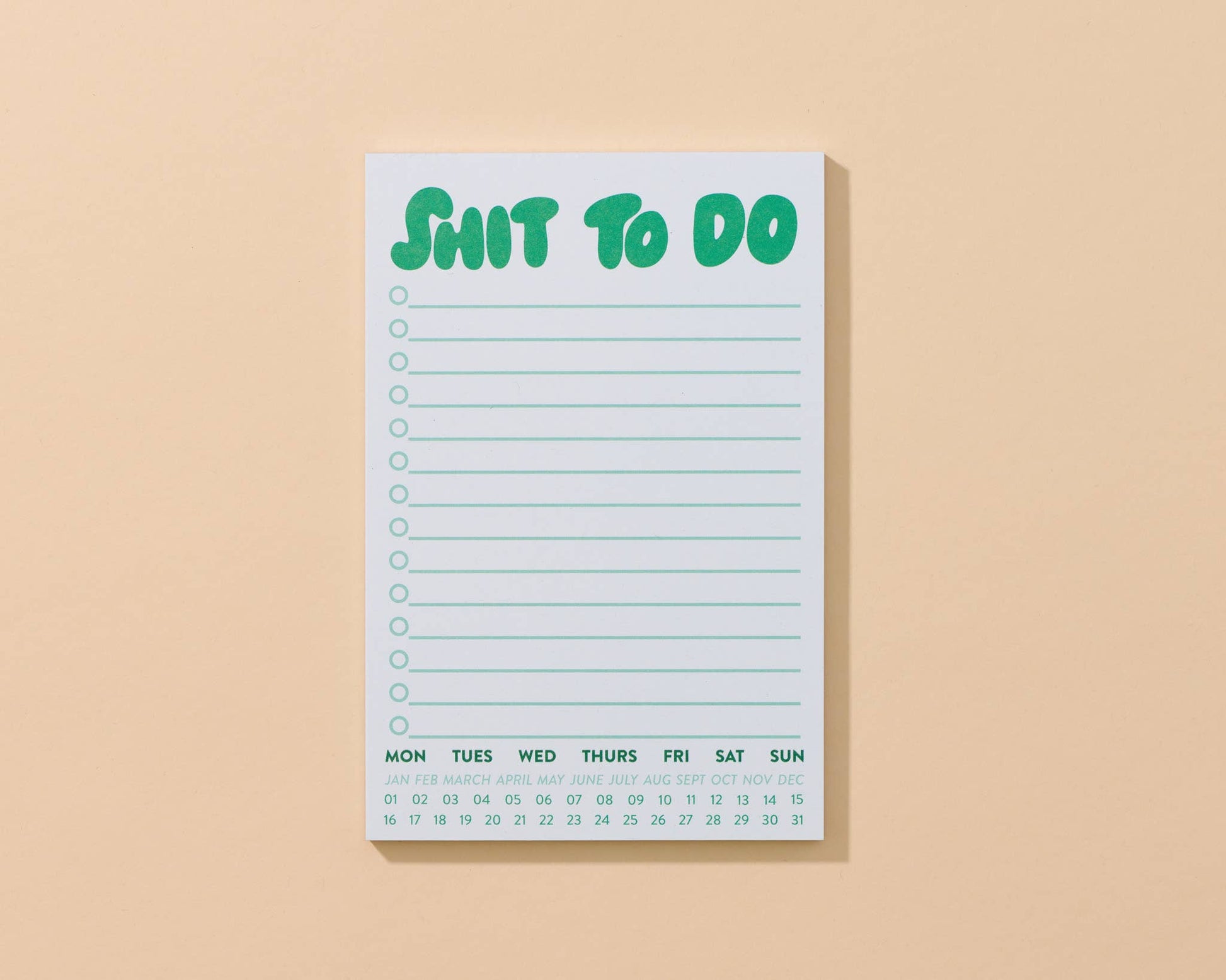 Shit To Do Notepad