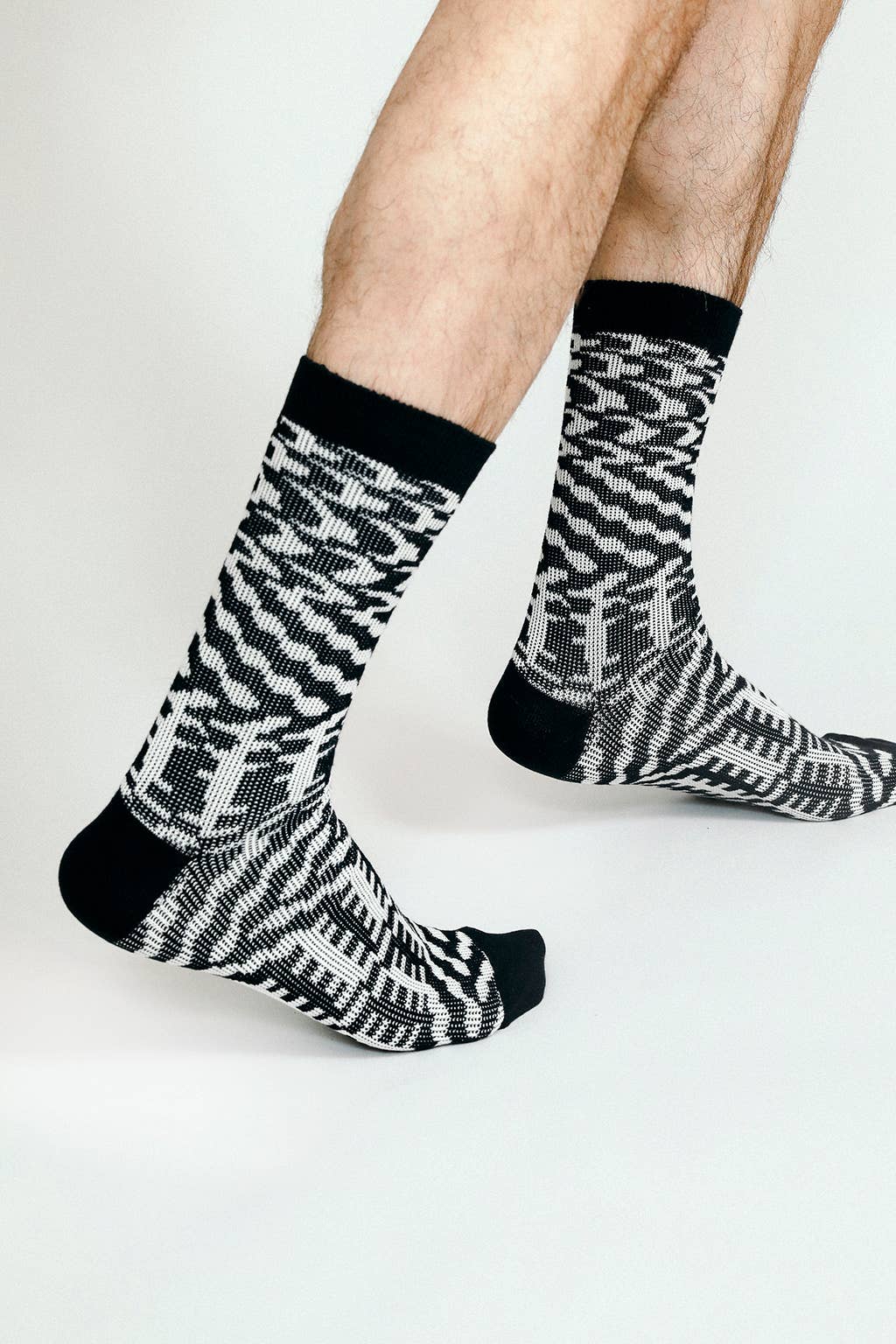 Mixer Knit Dress Crew Sock