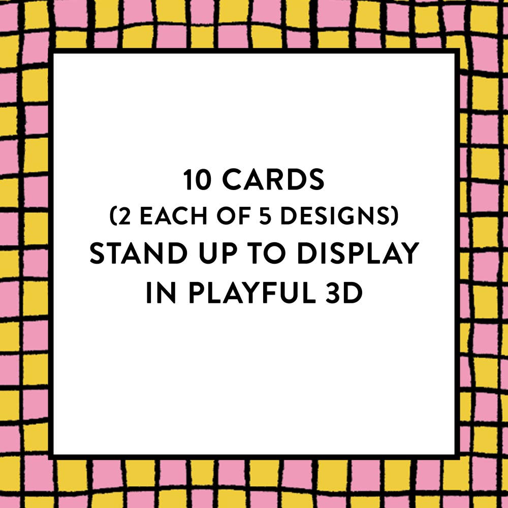 Meat Cute Pop-Up Notecards Set