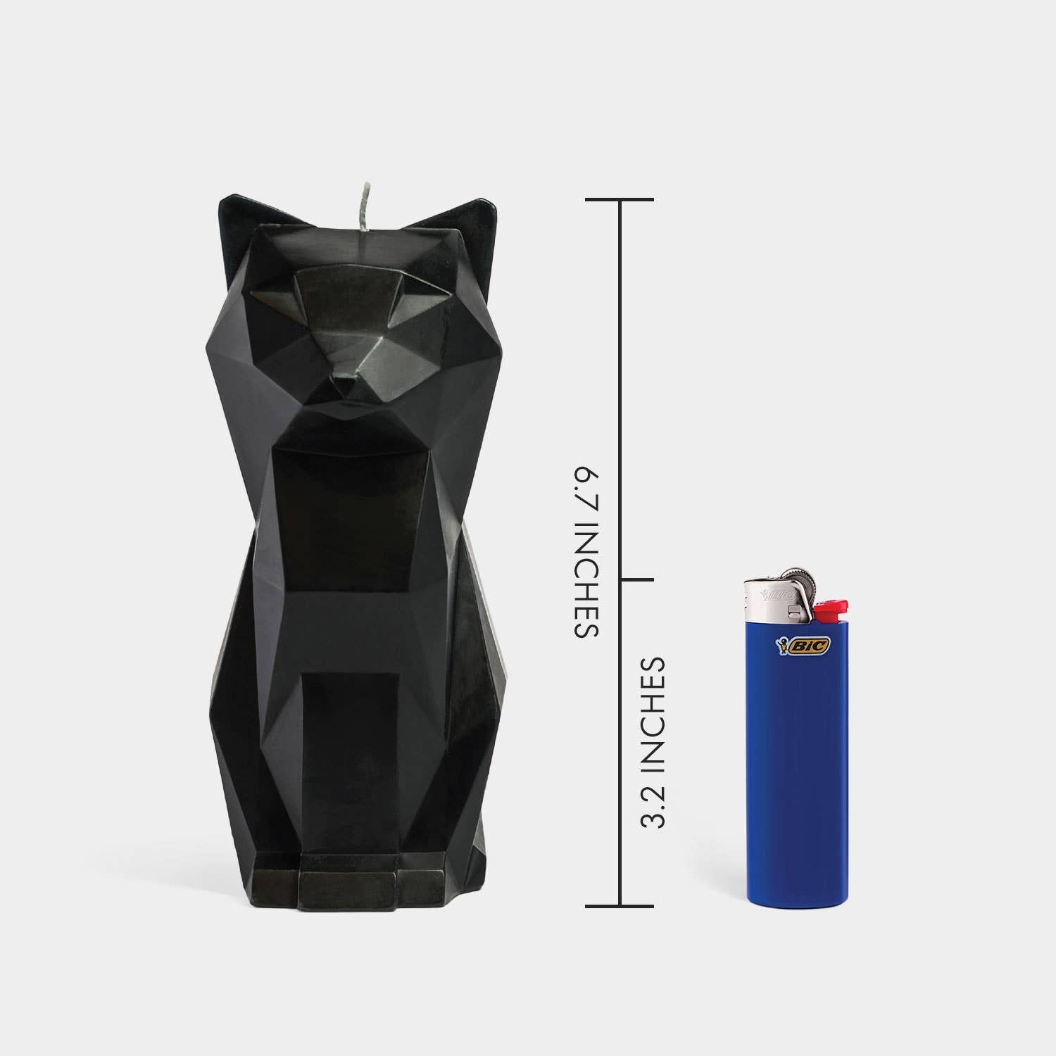 PyroPet Kisa Cat Skeleton Candle