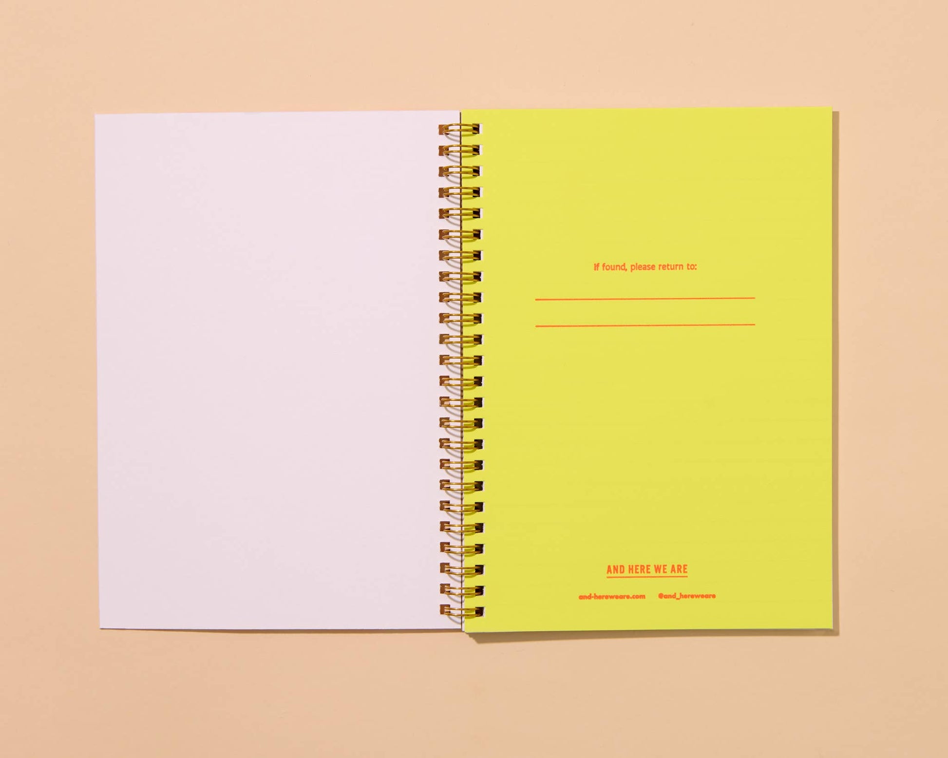 Diet Soda Letterpress Spiral Notebook