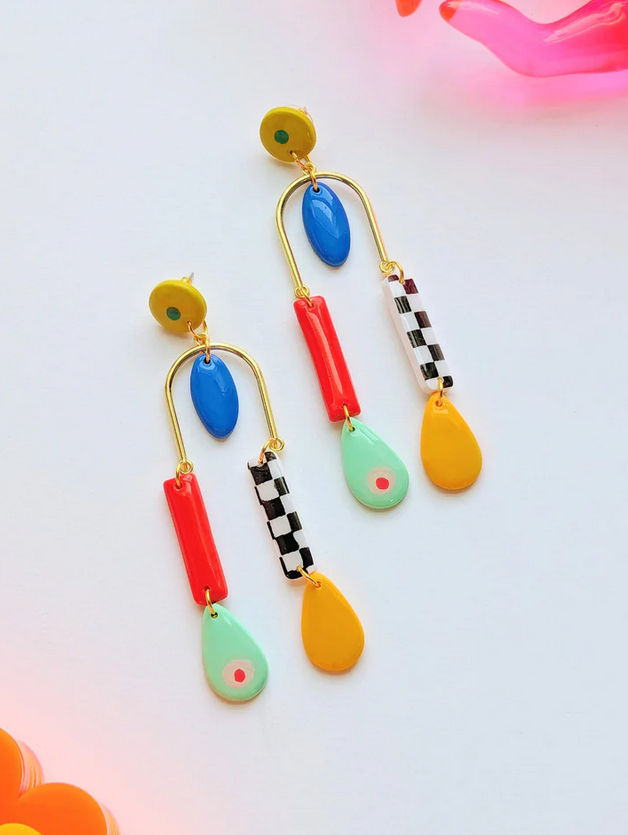 Golden Long Legs Earrings