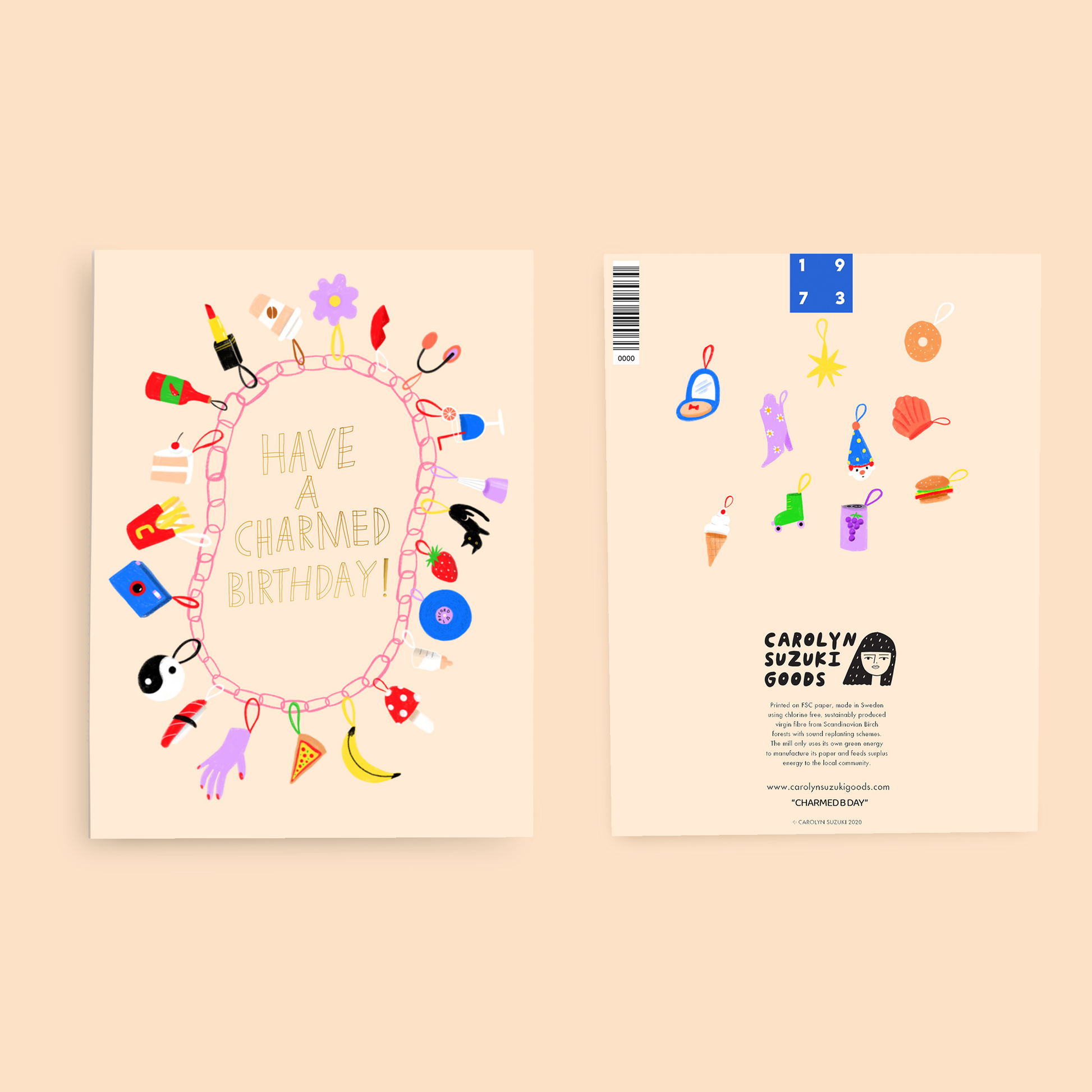 Charmed Birthday Card