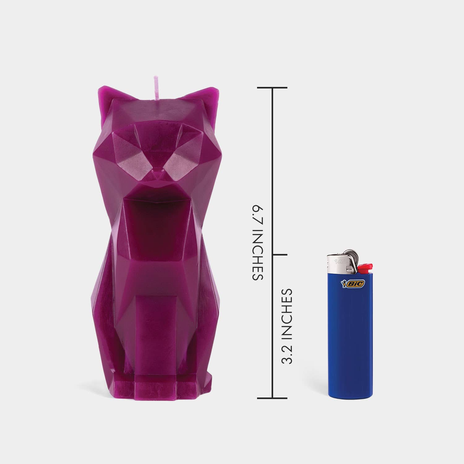 PyroPet Kisa Cat Skeleton Candle
