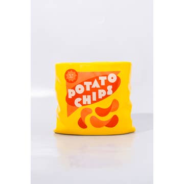 Potato Chips Ceramic Vase
