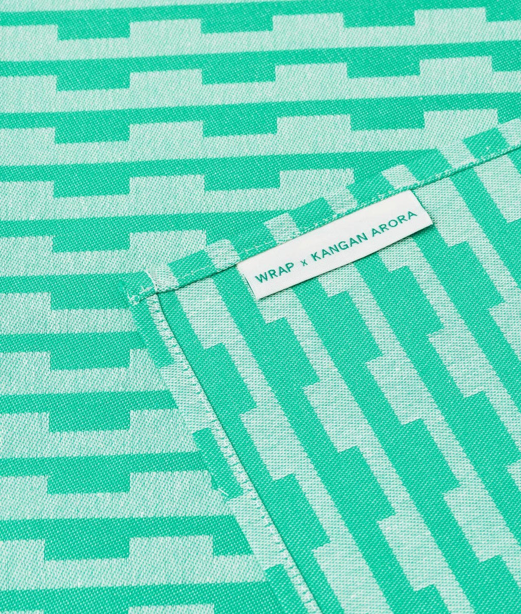 Stripes Turquoise/Natural Napkin Set
