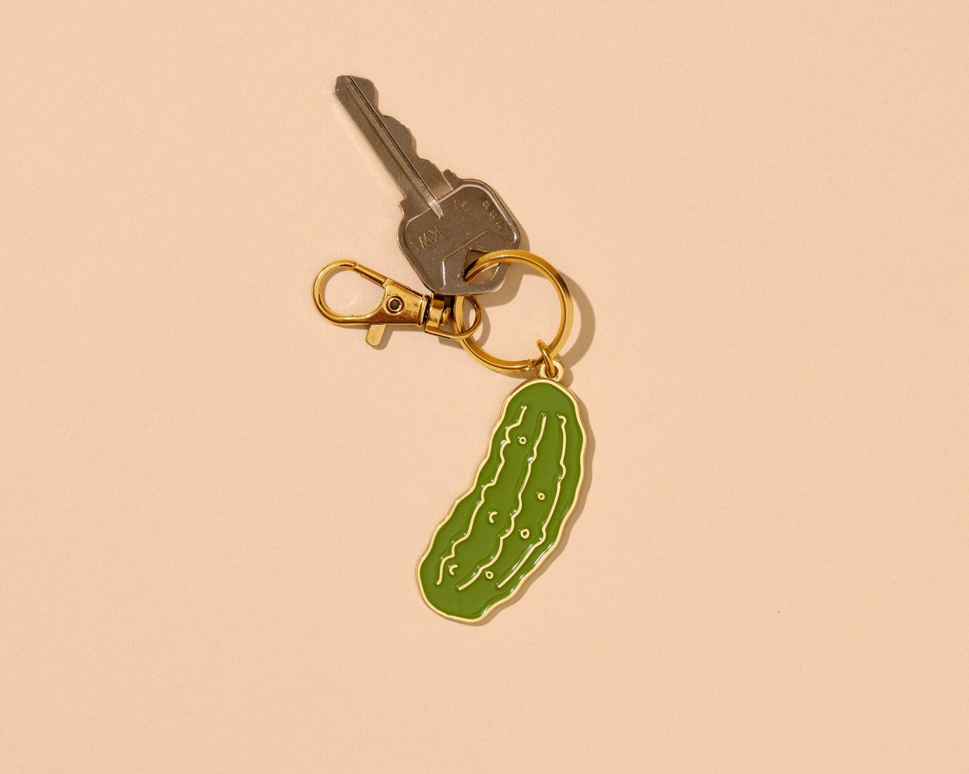 Pickle Enamel Keychain & Bag Charm