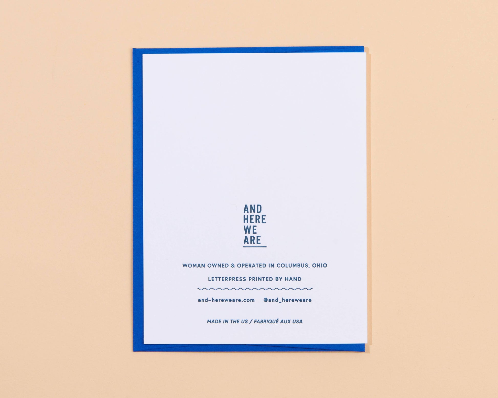 So Far, So Good Anniversary Letterpress Greeting Card