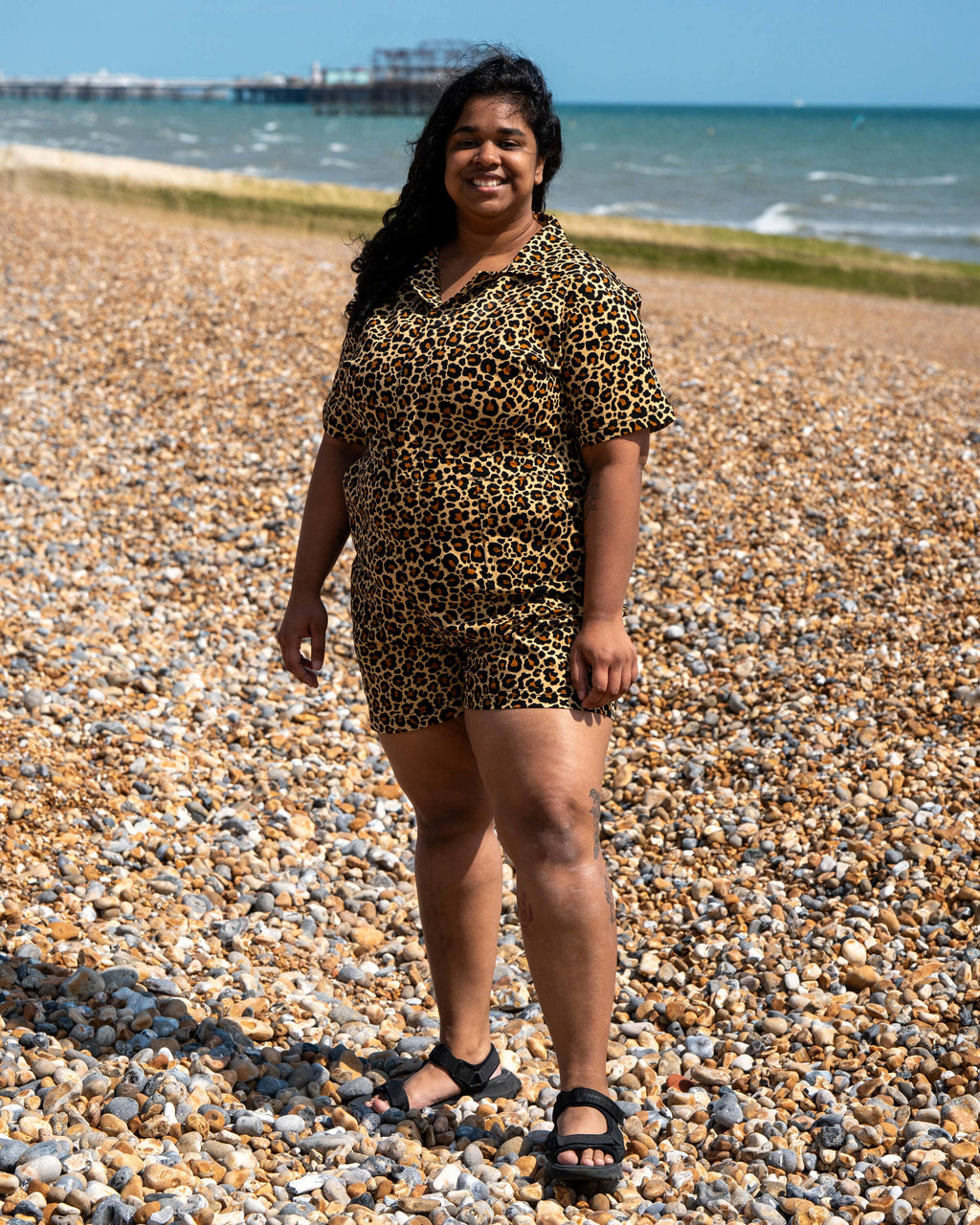 Classic Leopard Playsuit
