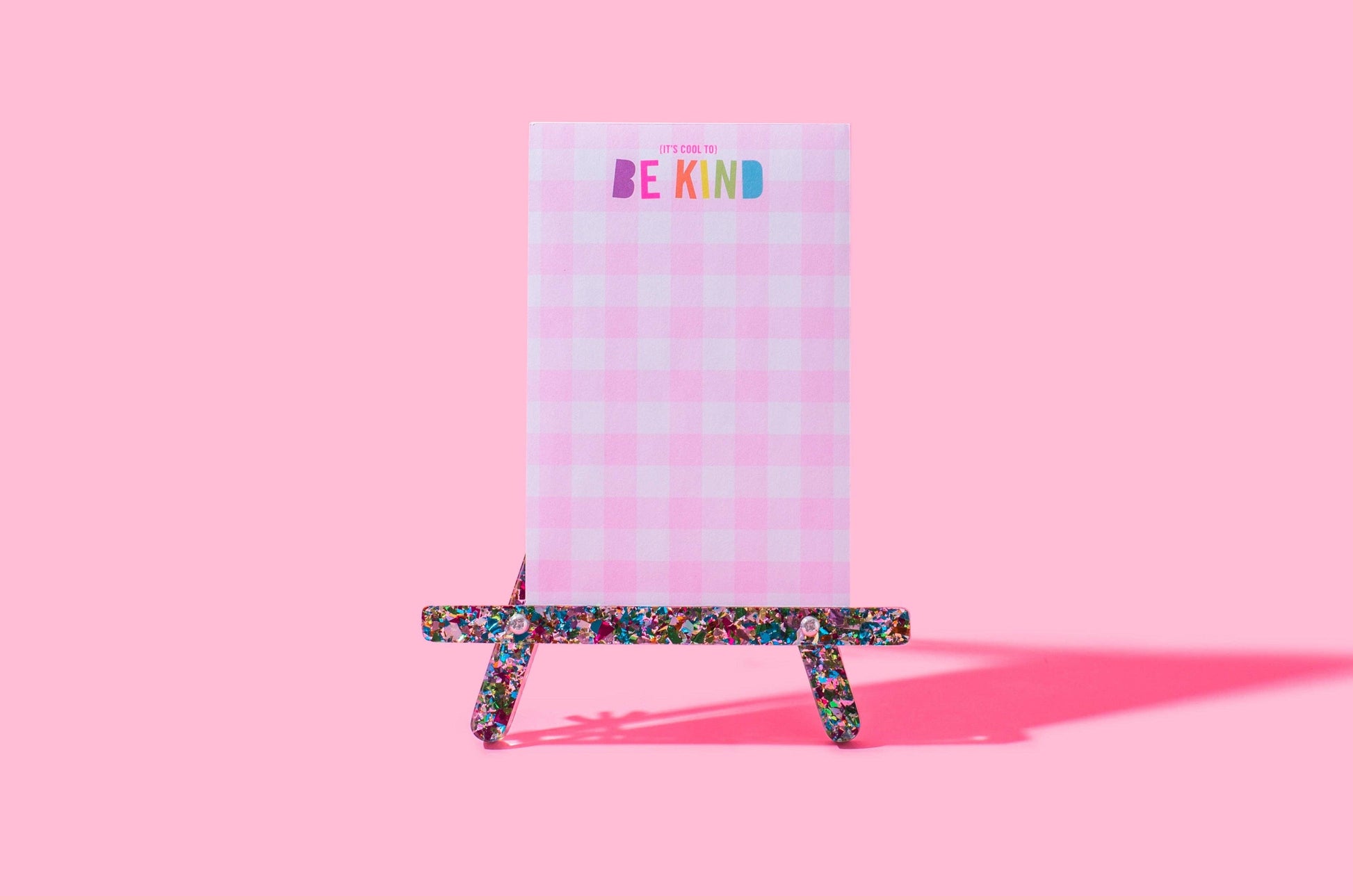 Small Acrylic Easel Colorful Confetti