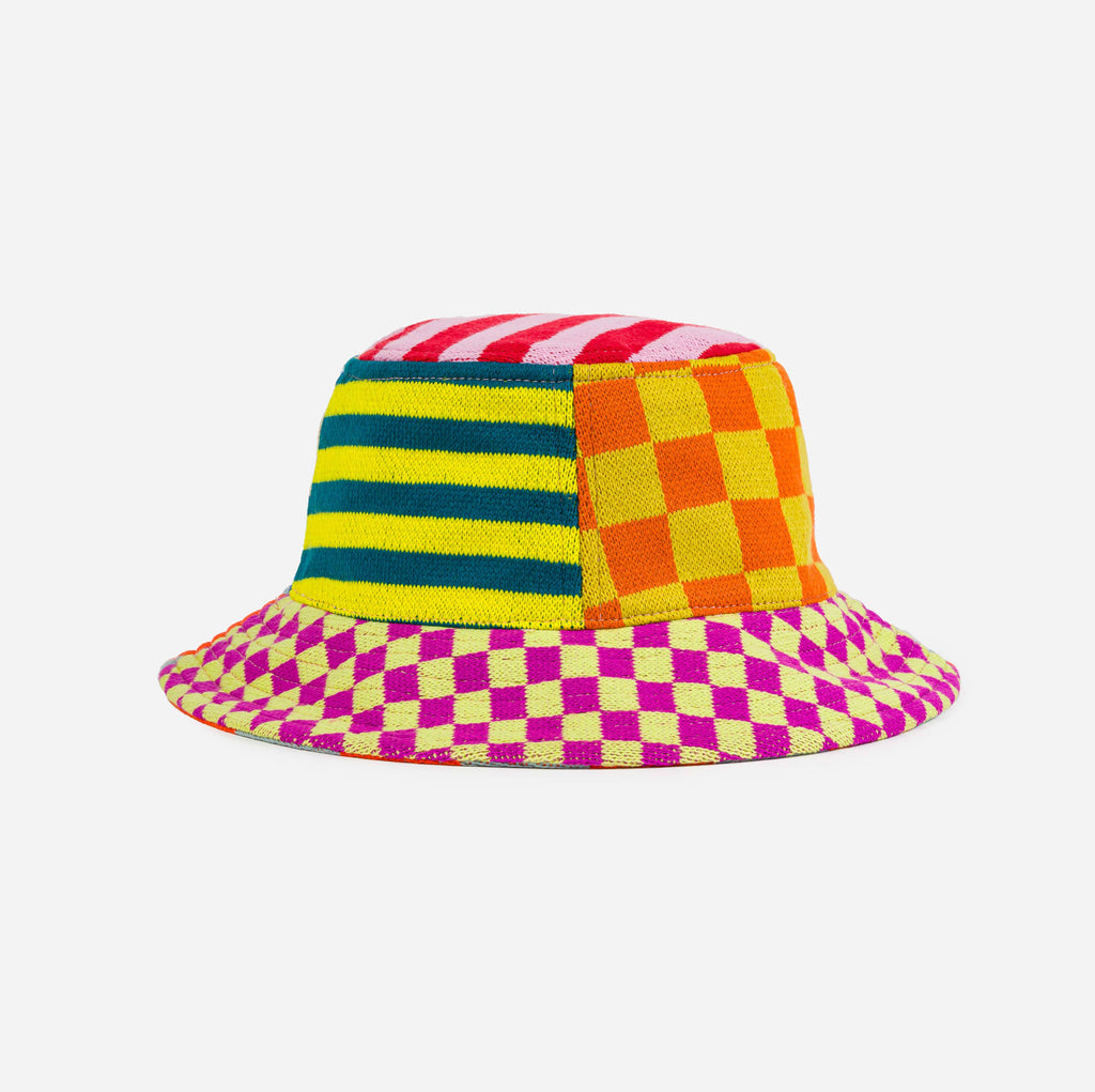 Pattern Patch Bucket Hat