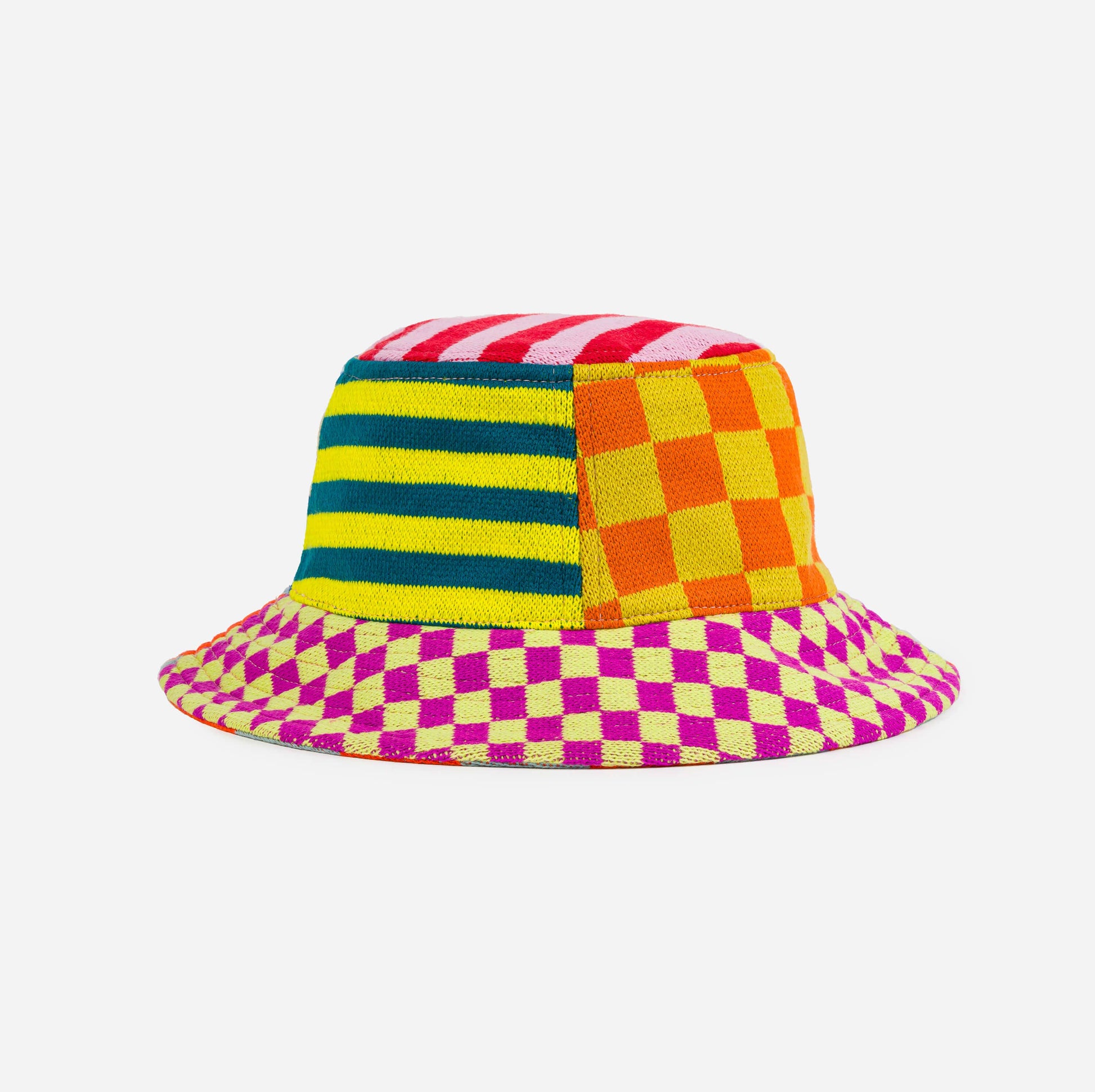 Pattern Patch Bucket Hat