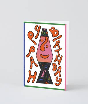Happy Birthday Lava Lamp Greeting Card