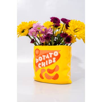 Potato Chips Ceramic Vase