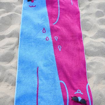WET DOGS bath towel