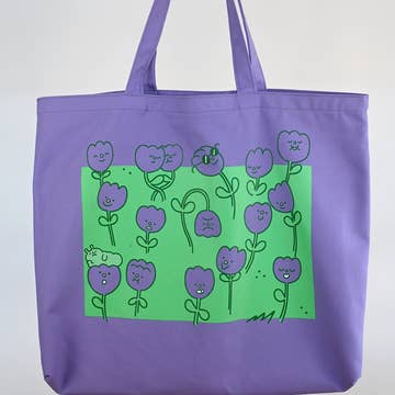 Tulip Field tote bag
