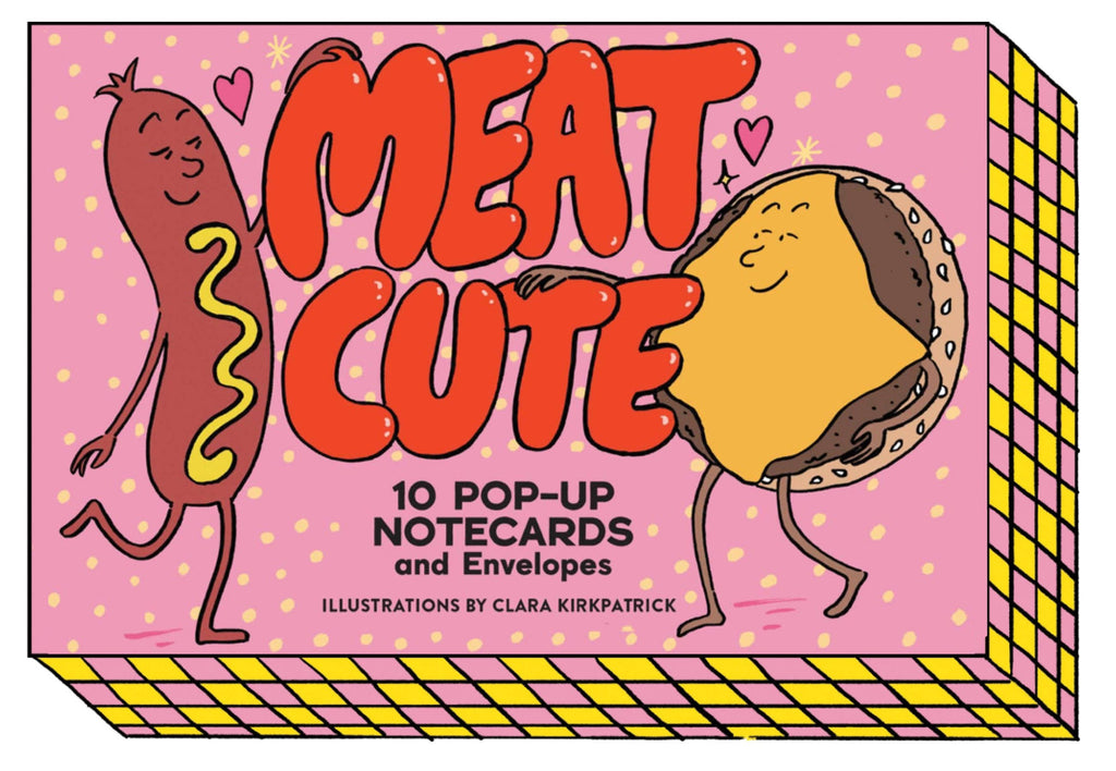 Meat Cute Pop-Up Notecards Set