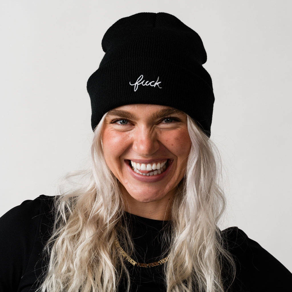 F*ck Script Beanie