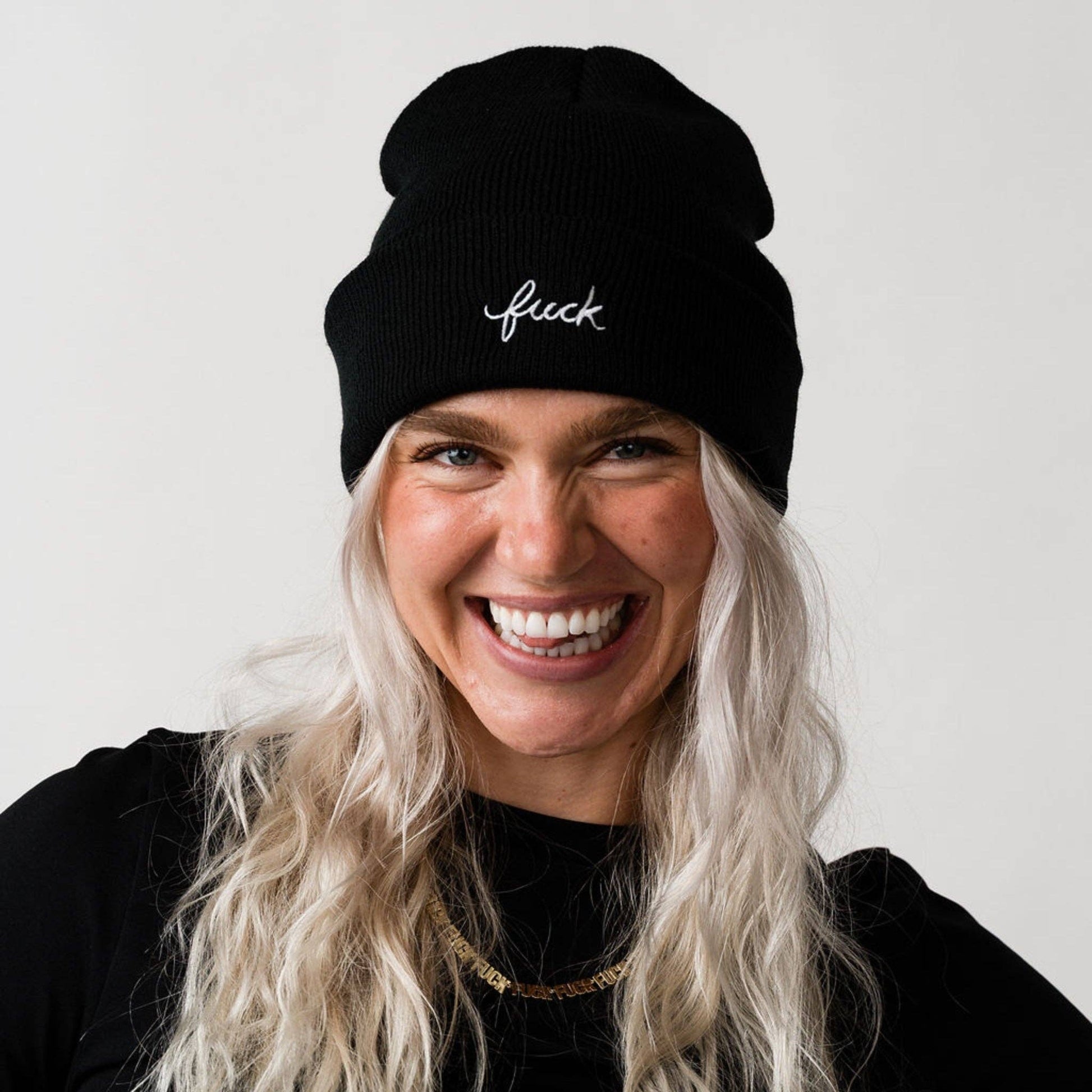 F*ck Script Beanie