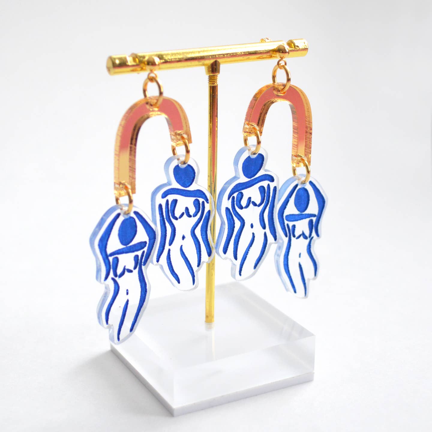 Abstract Lady Arch Earrings