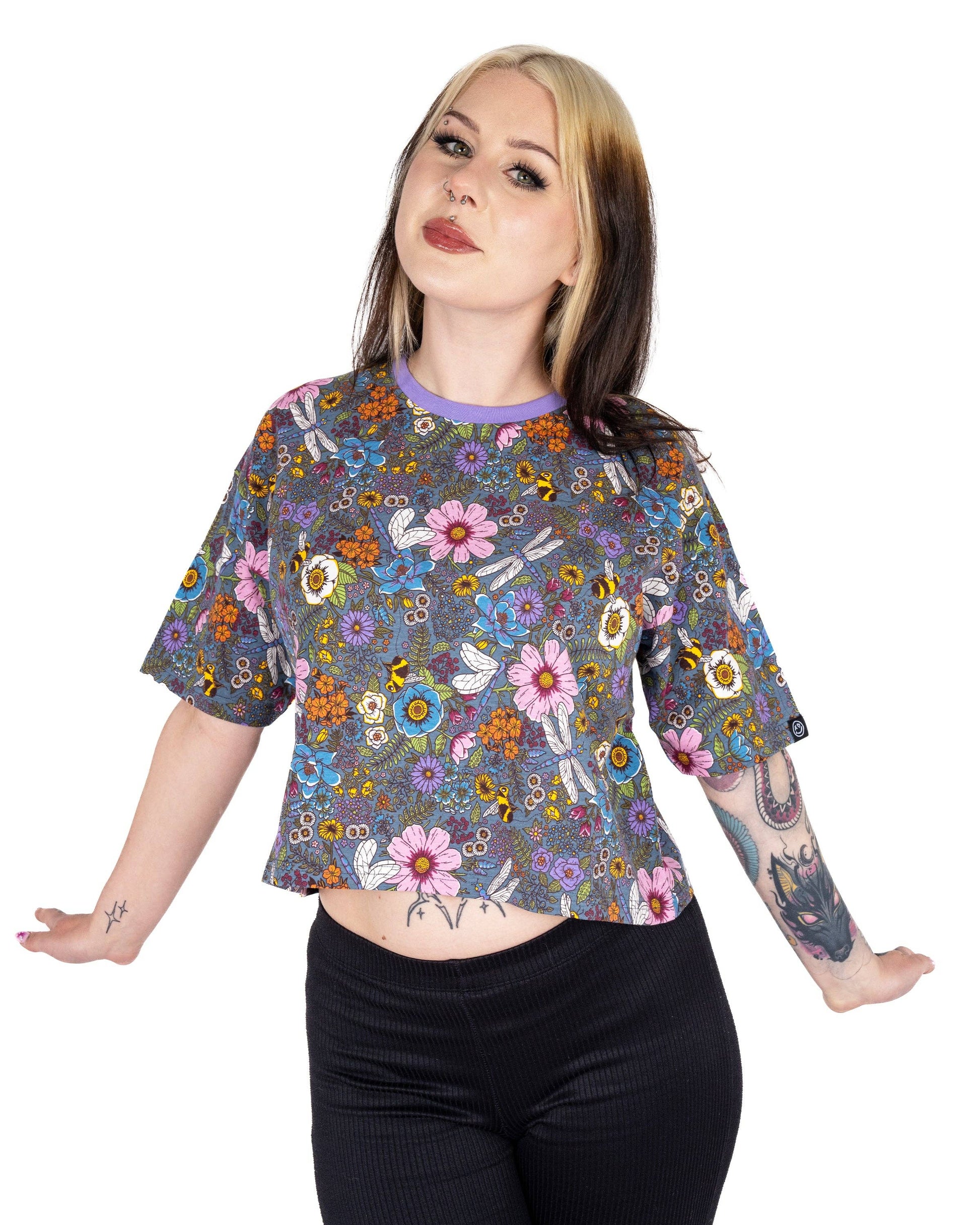 Cottagecore Cropped Boxy Tee