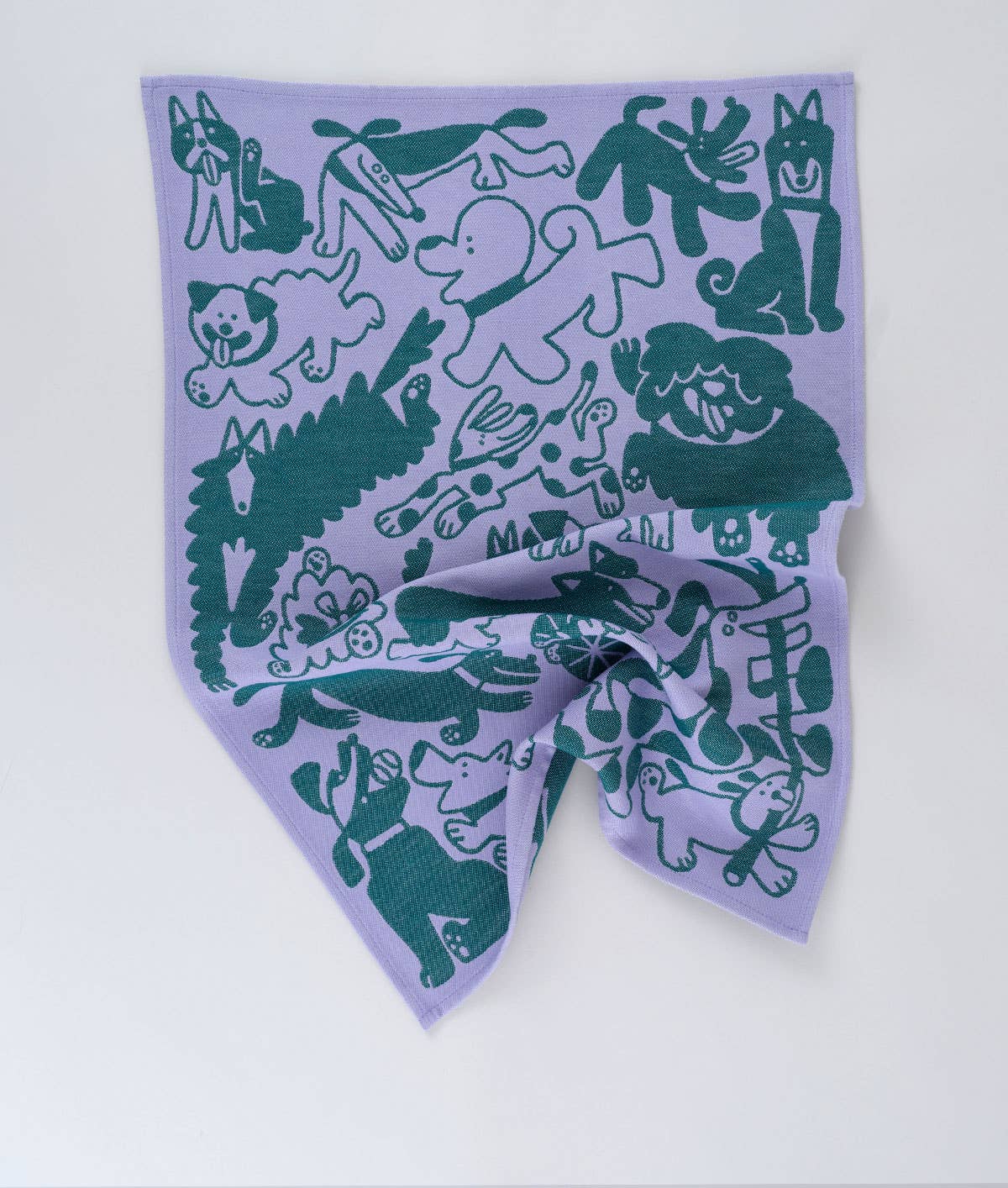 Dogs Day Out Cotton Tea Towel