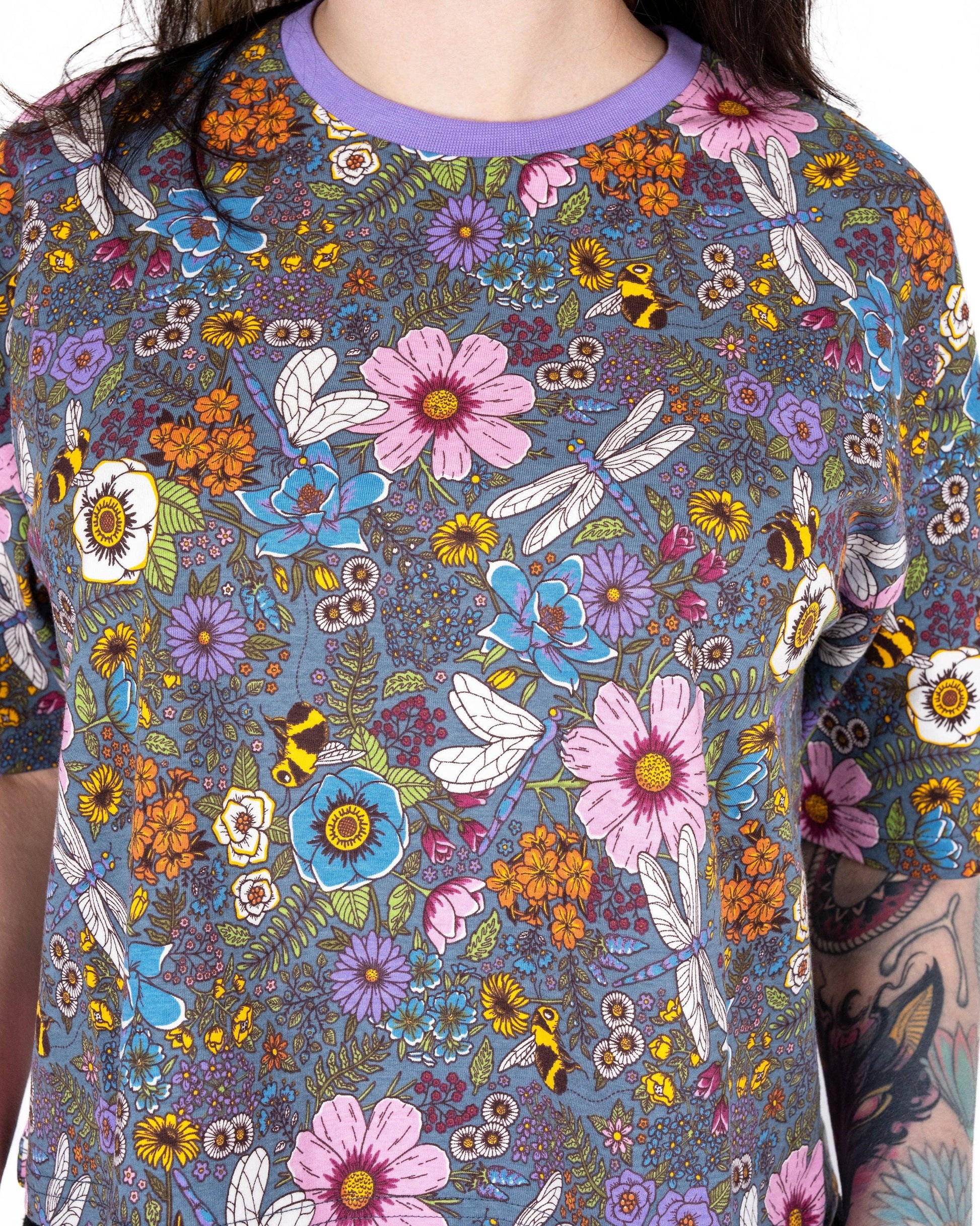 Cottagecore Cropped Boxy Tee