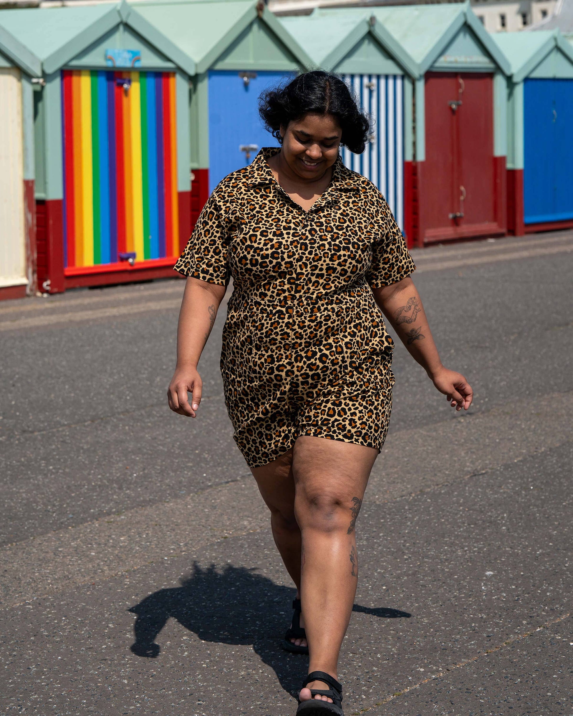 Classic Leopard Playsuit