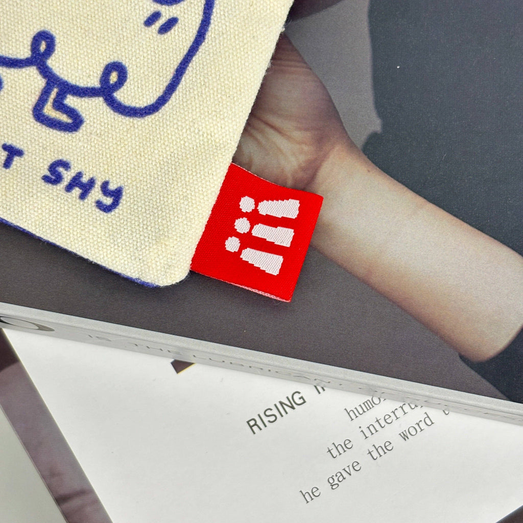 Just Shy Canvas Pouch Cag with Pocket