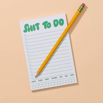 Shit To Do Notepad