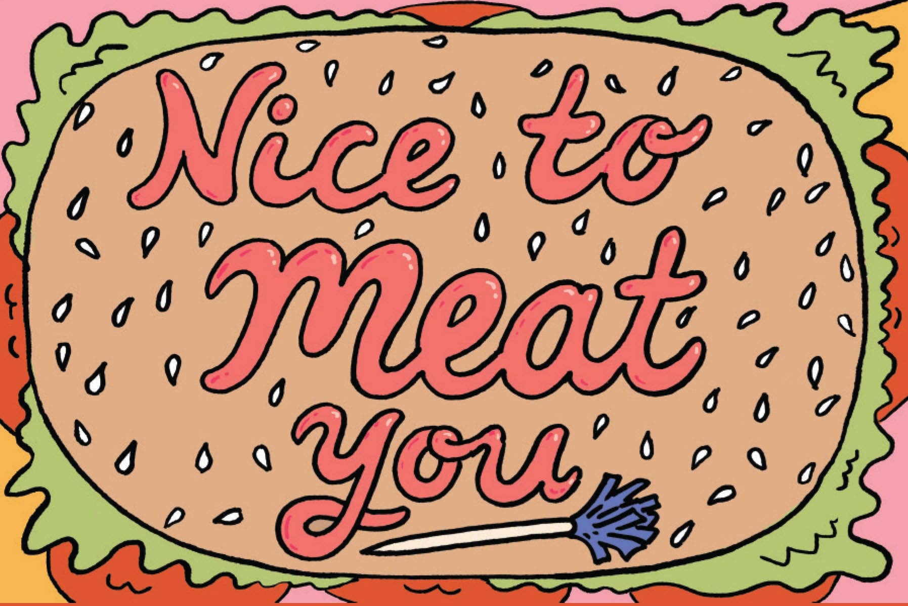 Meat Cute Pop-Up Notecards Set