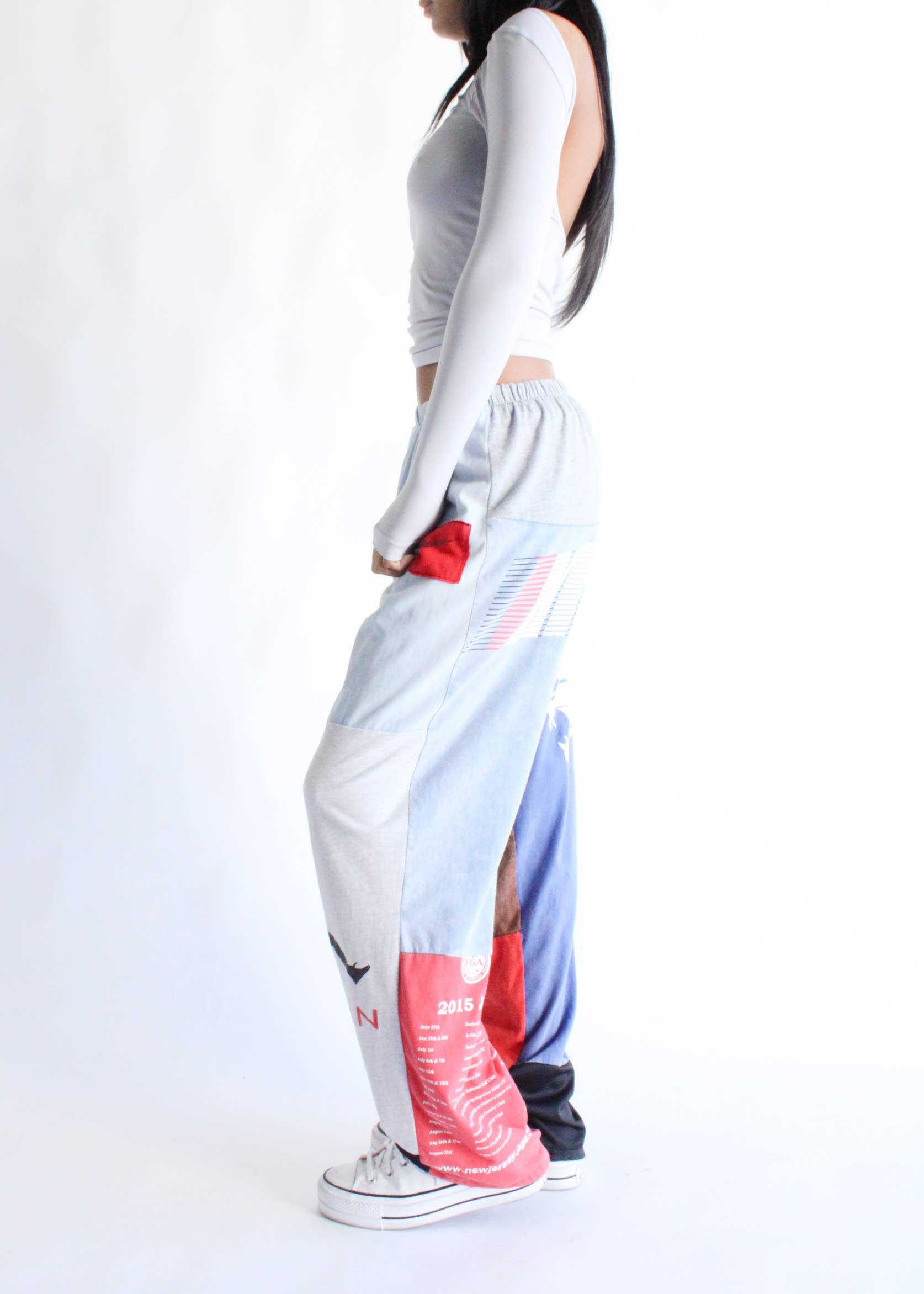 Vintage Tee Elastic Waist Pants