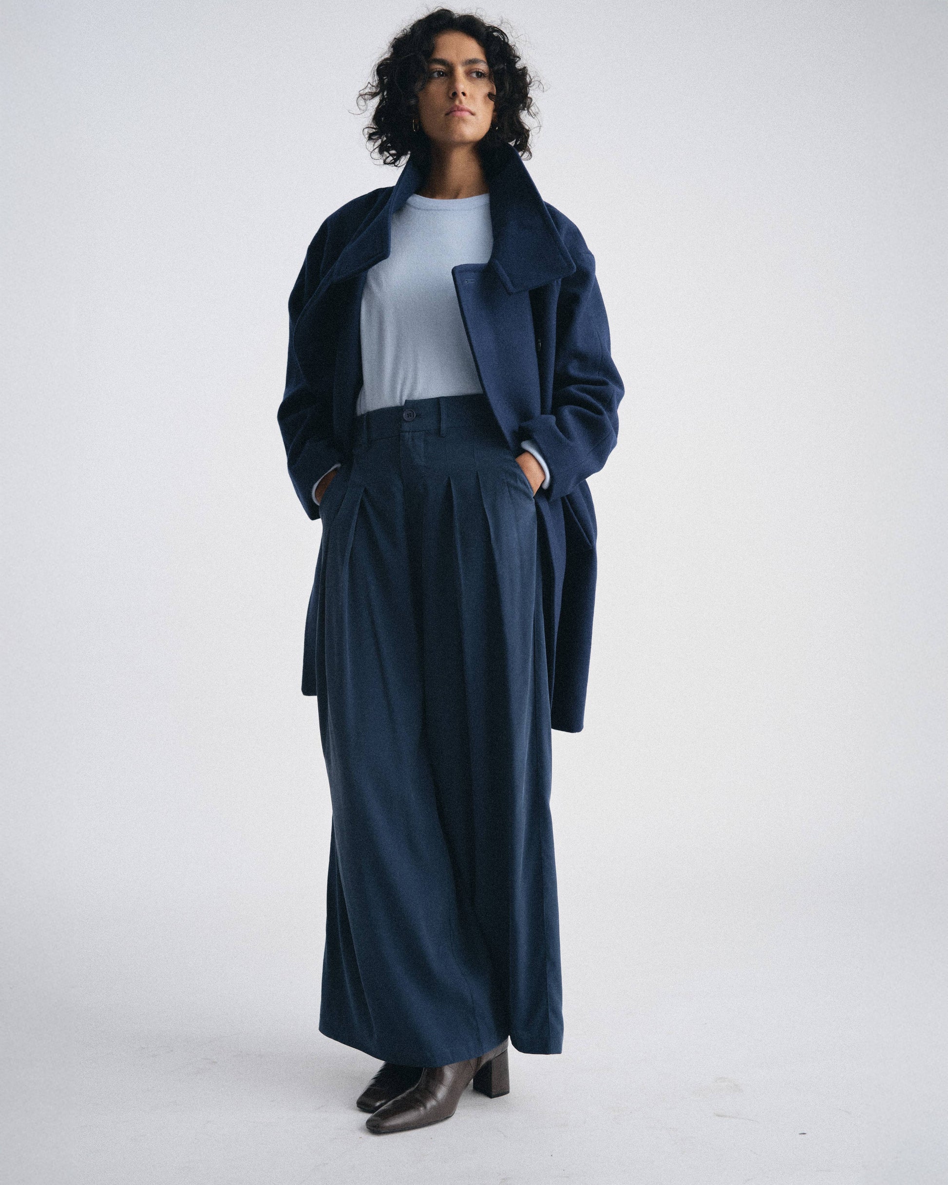Palais Cooling Cupro Wide Leg Pant