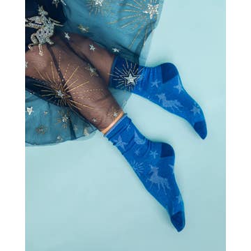 Celestial Shimmer Crew Sock