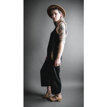 Black Houseline Jumpsuit