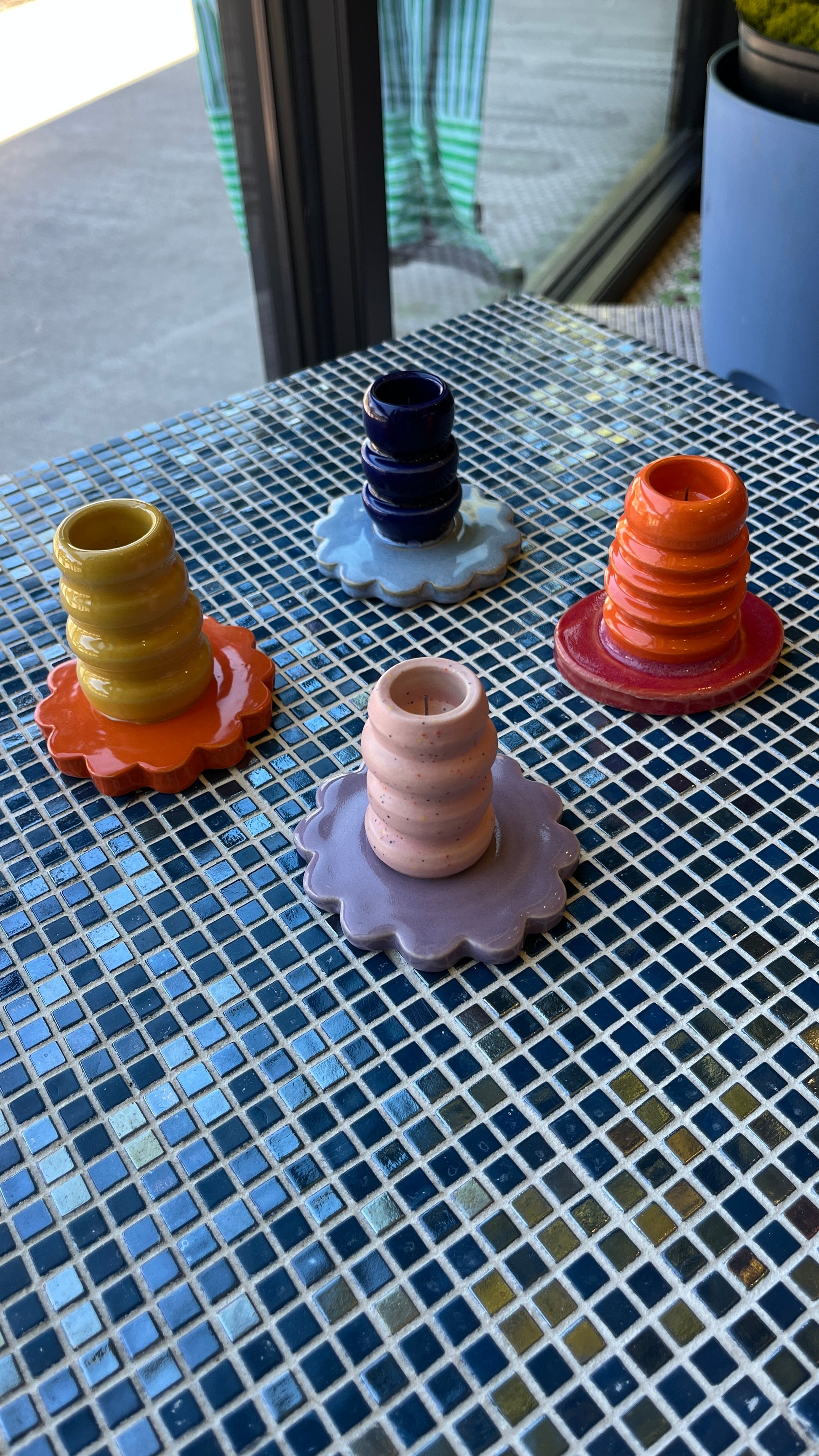 Accordion Candle Holder