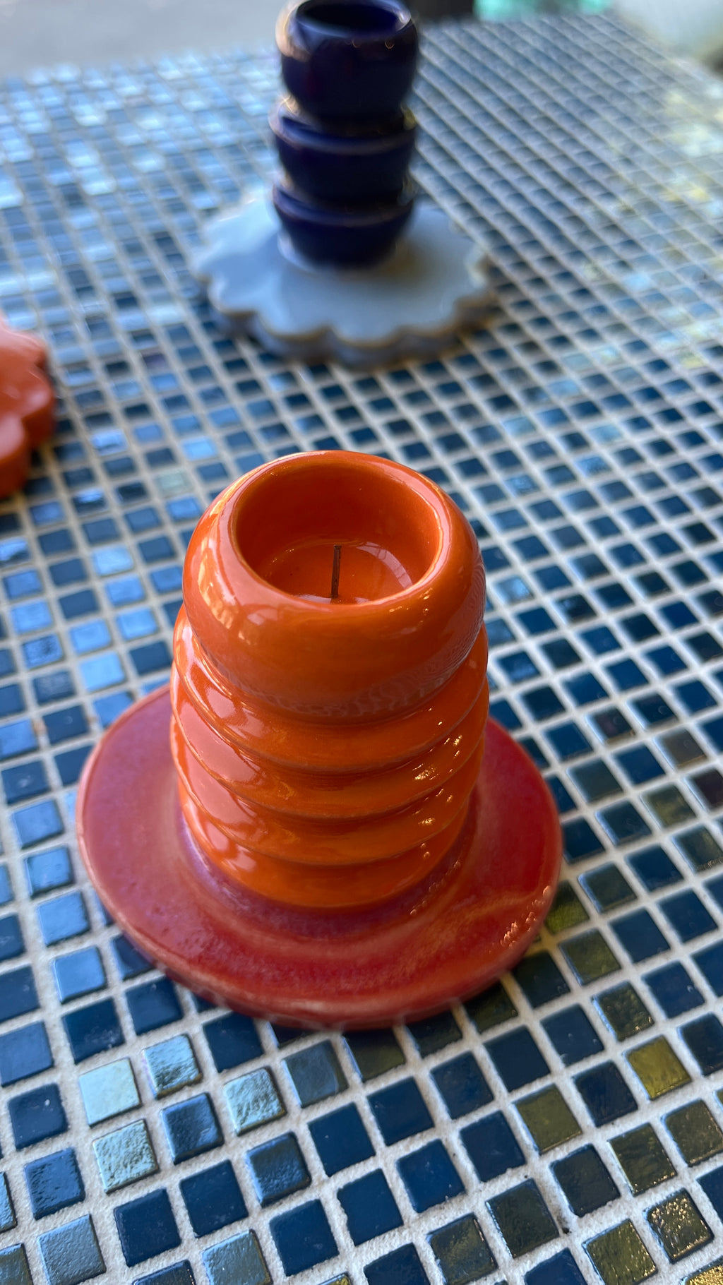 Accordion Candle Holder