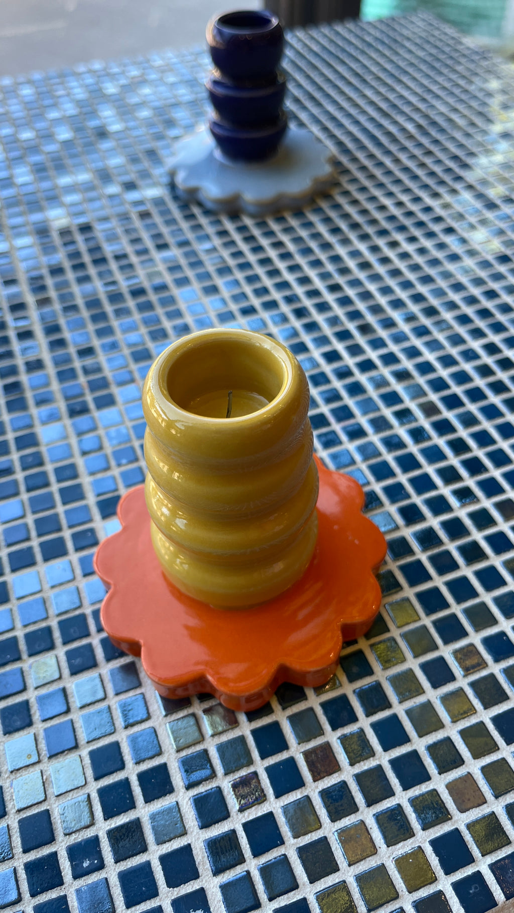 Accordion Candle Holder
