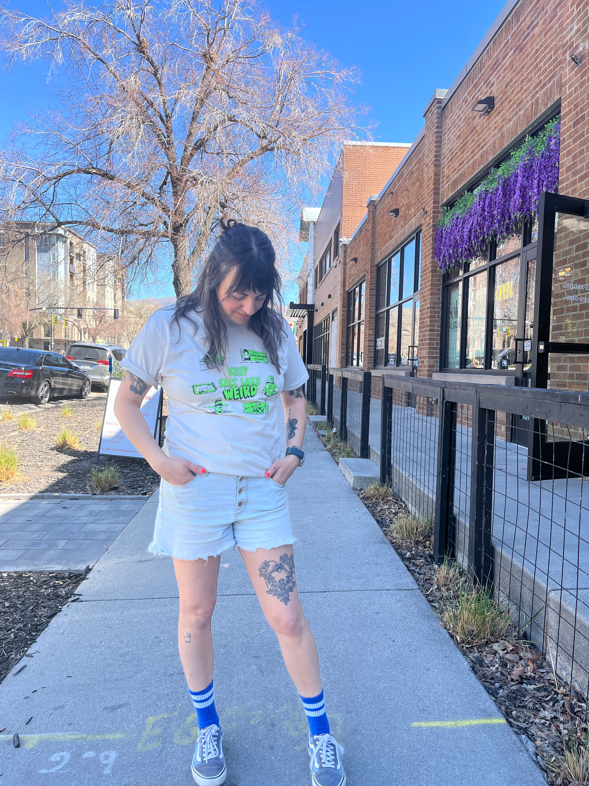 Keep Salt Lake Weird Tee - Tan