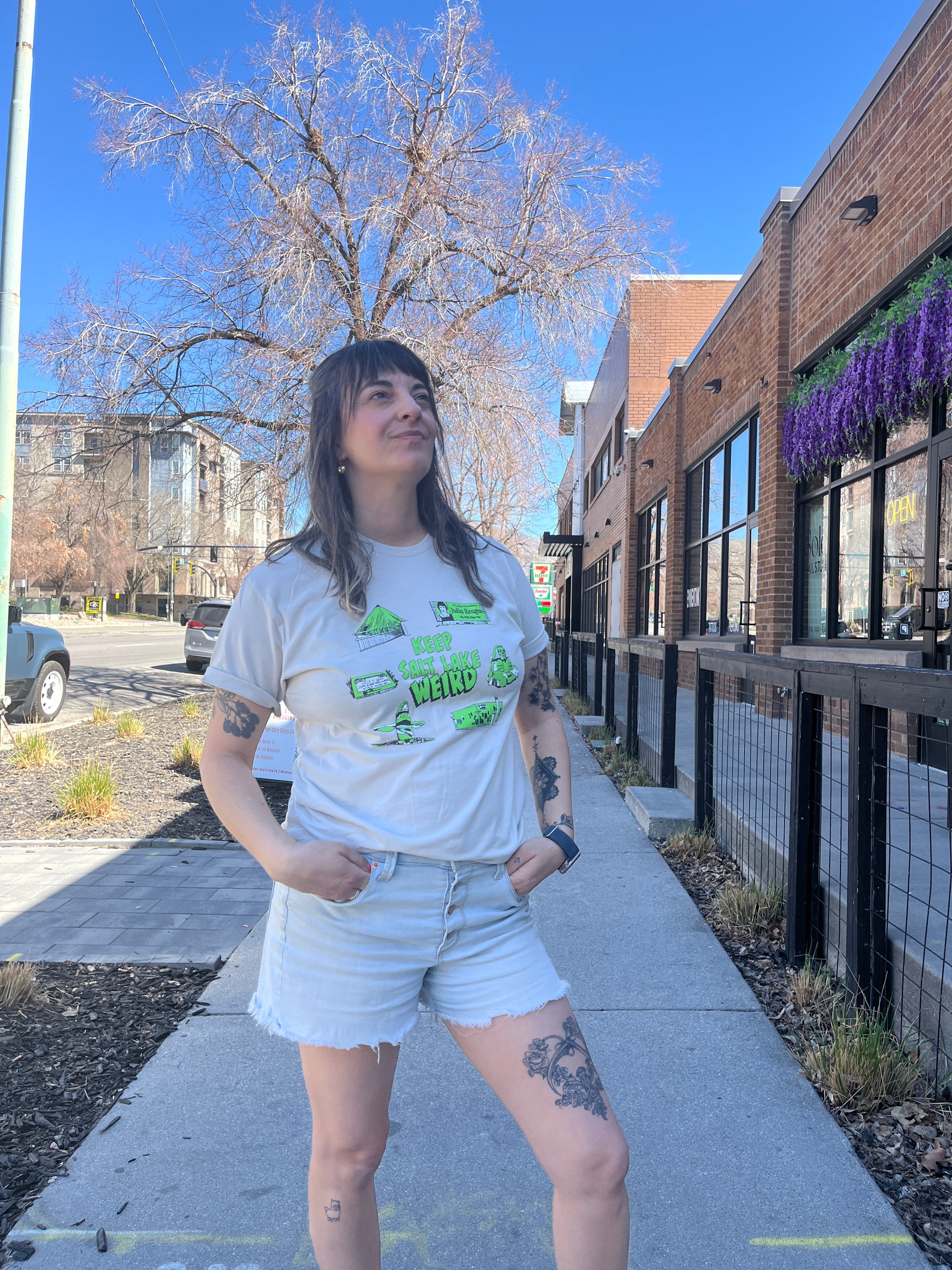 Keep Salt Lake Weird Tee - Tan