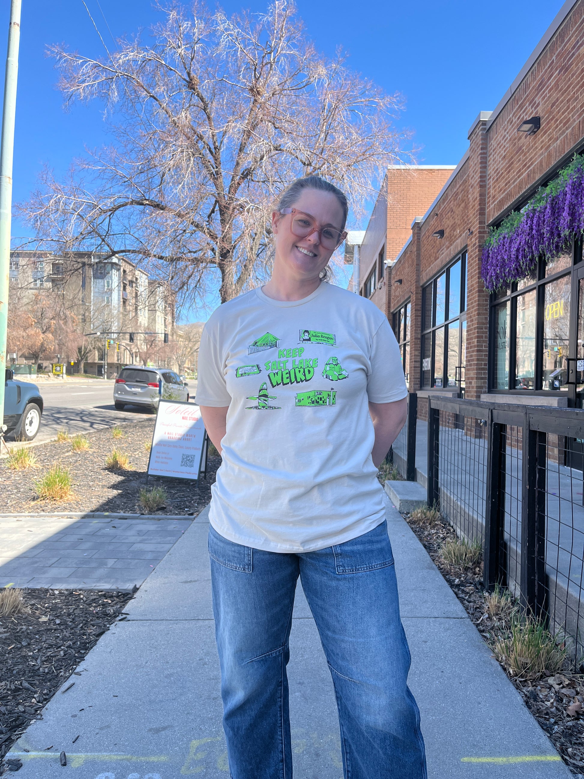 Keep Salt Lake Weird Tee - Tan