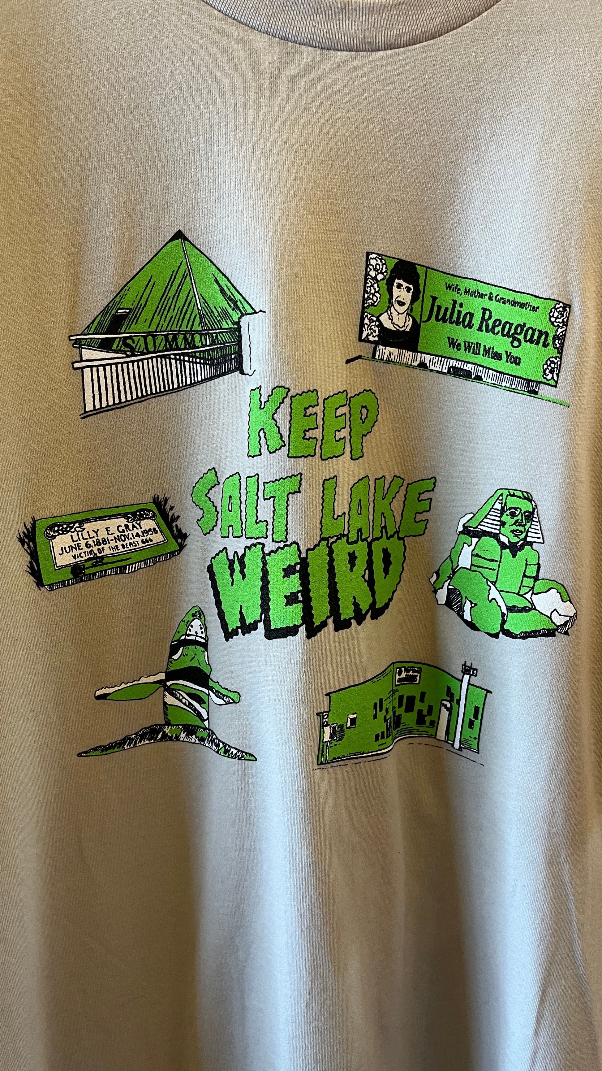 Keep Salt Lake Weird Tee - Tan