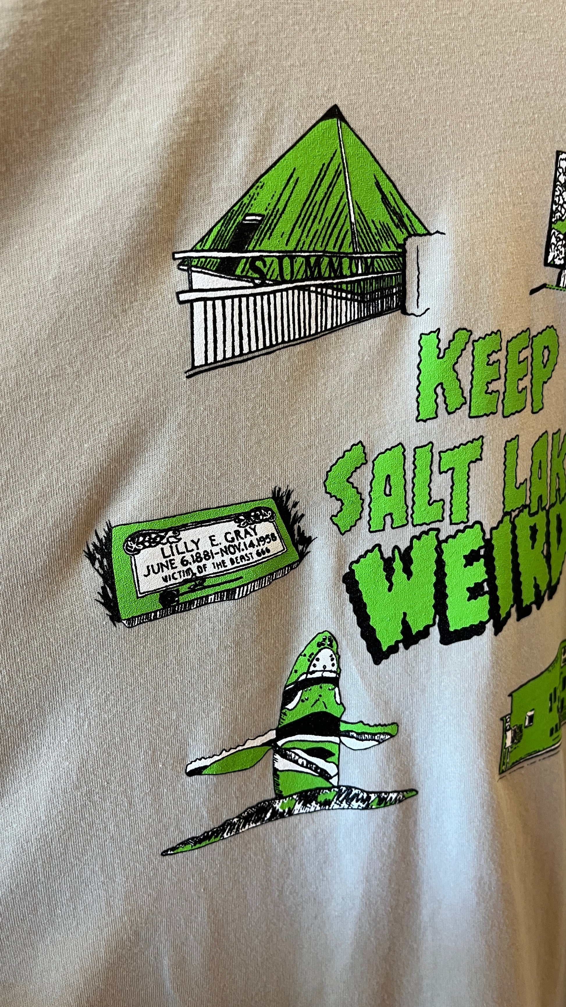 Keep Salt Lake Weird Tee - Tan
