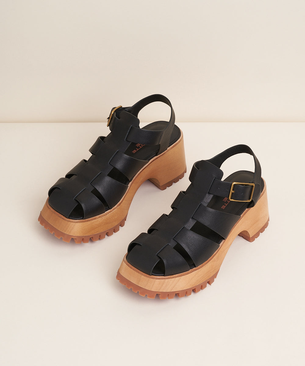 Roddy Fisherman Clog -Black
