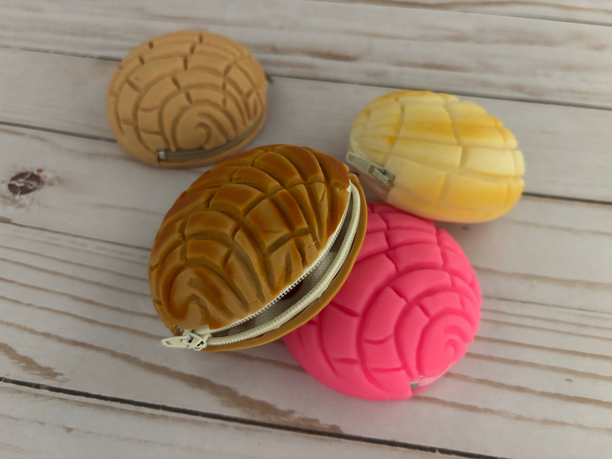 Mexican Bread Concha Coin Purse