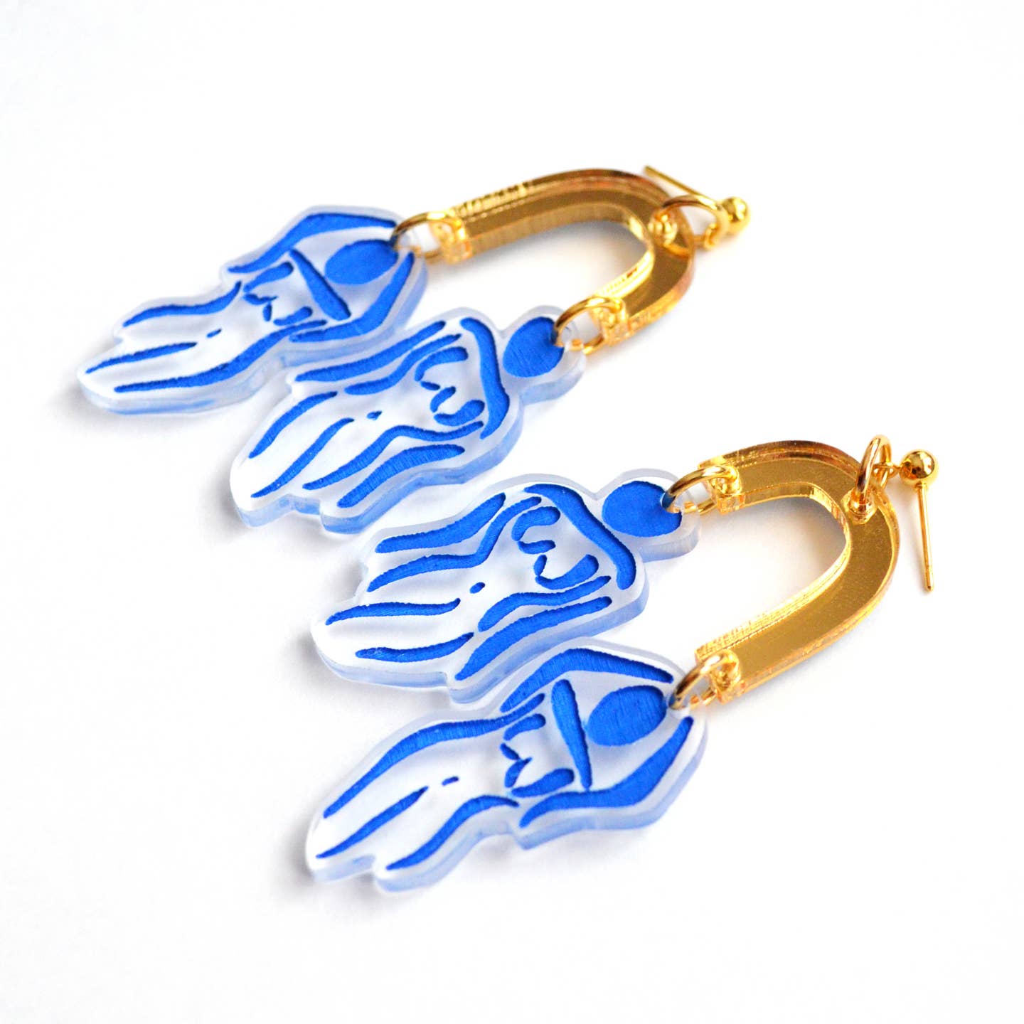 Abstract Lady Arch Earrings