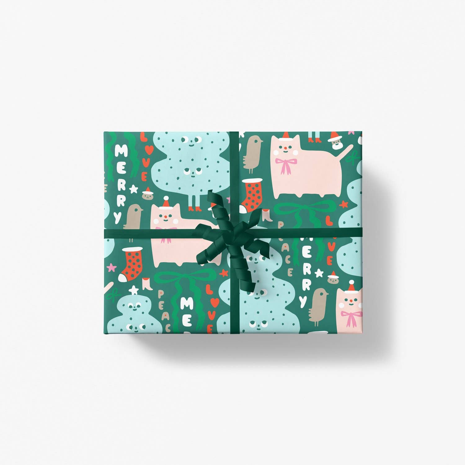 Peace Love Merry Gift Wrap