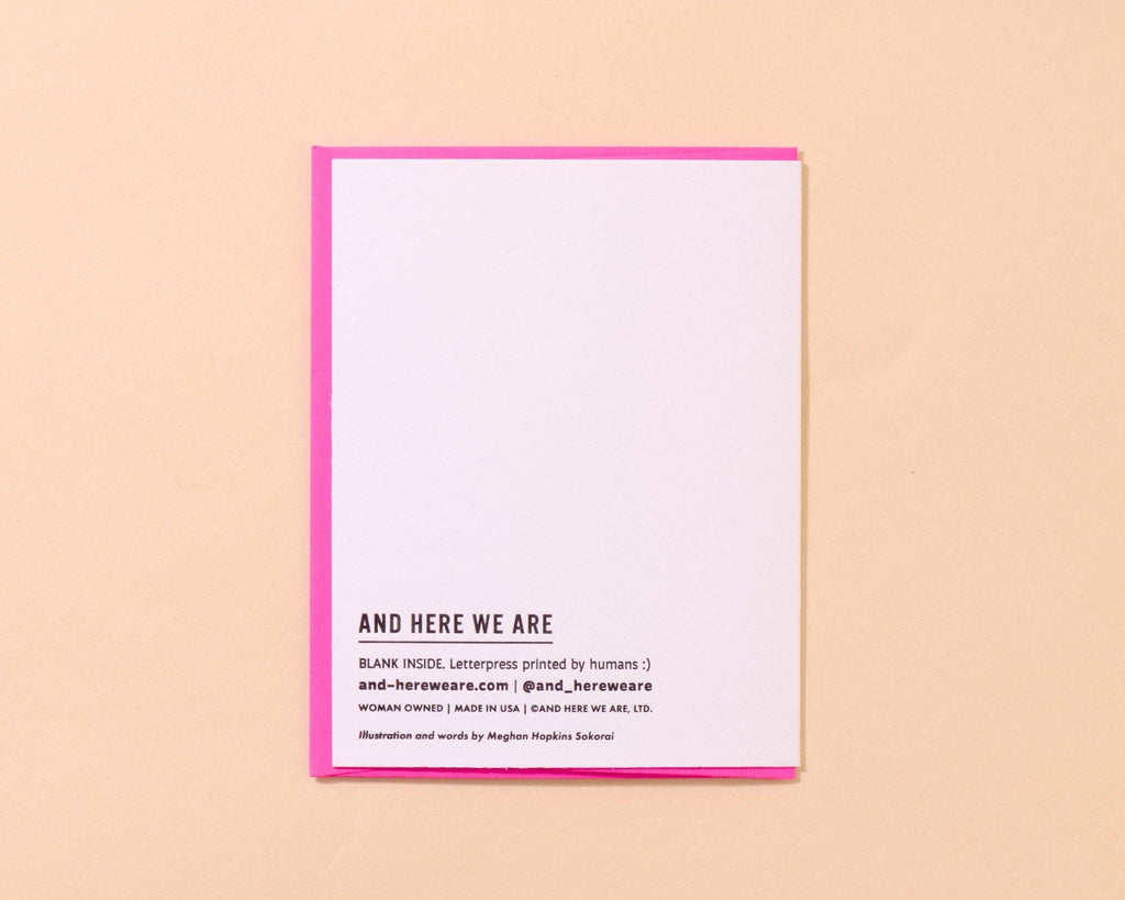 I F*ckin Love You Letterpress Card