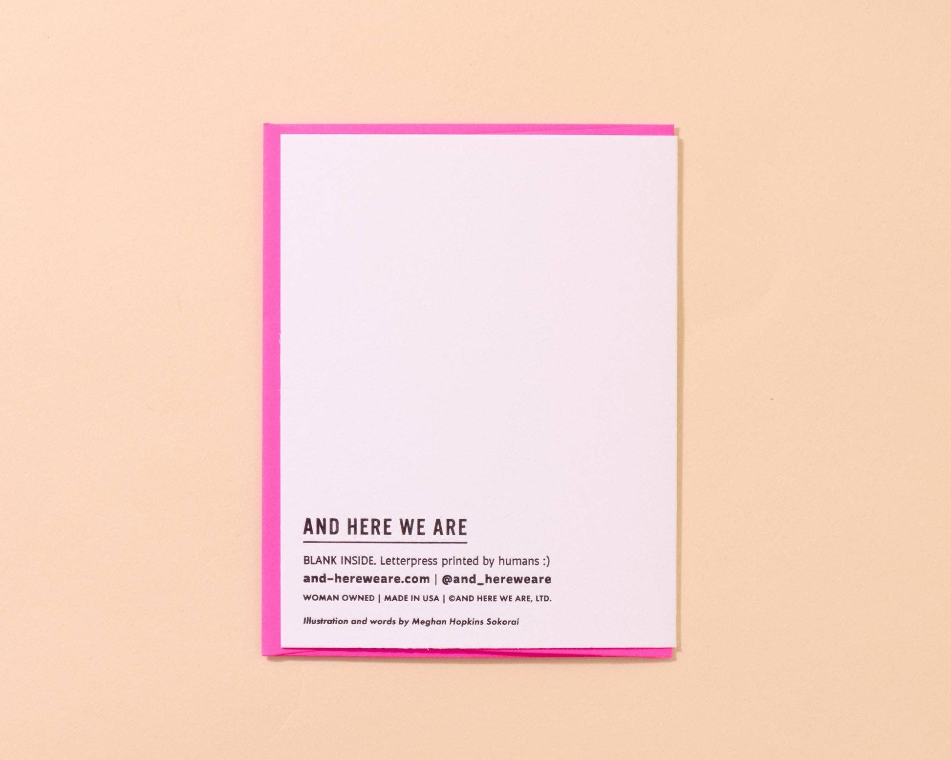 I F*ckin Love You Letterpress Card