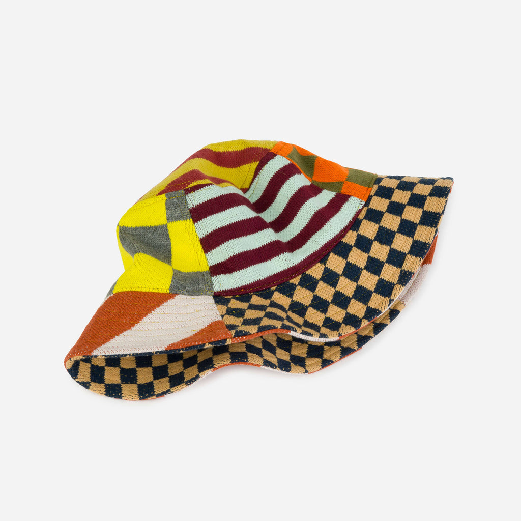 Pattern Patch Bucket Hat